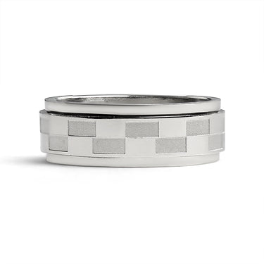 Highly Polished Stainless Steel Spinner Ring
