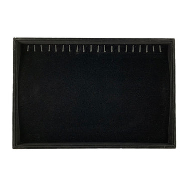 DSP0003 - Curved Necklace And Bracelet Display-Black Necklace and Bracelet display - Holders for Scarves or Jewelry - Elegant Curve Display