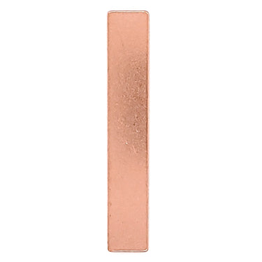 Copper blank rectangle pendant.