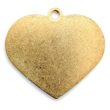 Brass blank holed heart pendant-brass ring jewelry how to keep brass jewelry from tarnishing- jewelry brass- brass jewelry box- how long does brass jewelry last- how to polish brass jewelry- how to solder brass jewelry