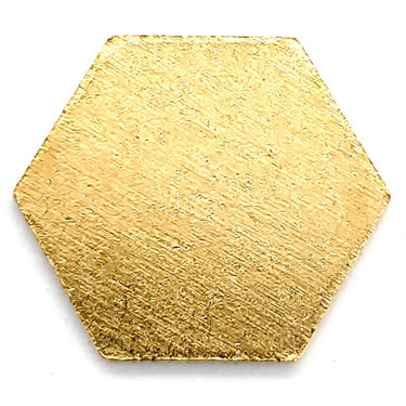 Brass Blank Hexagon Pendant / SBB0213-cleaning brass jewelry- brass ring jewelry how to keep brass jewelry from tarnishing- jewelry brass- brass jewelry box