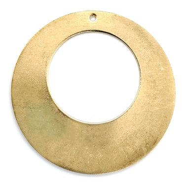 Brass Blank Offset Washer Pendant With Hole / SBB0222-is brass jewelry good- kendra scott large antique brass jewelry box- cleaning brass jewelry- brass ring jewelry how to keep brass jewelry from tarnishing
