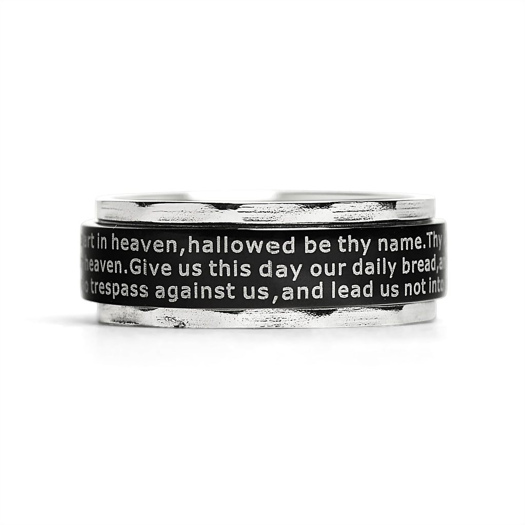 Lord's prayer deals spinner ring