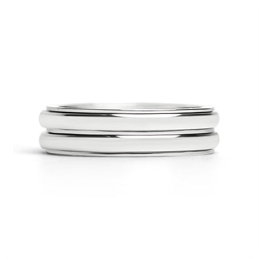 Highly Polished Stainless Steel Grooved Spinner Center Ring
