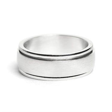 Brushed Stainless Steel Spinner Center Ring