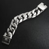 Stainless Steel Large Cuban Link Curb Chain Bracelet / WCB1014