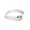 Polished Stainless Steel With CZ Ring / ZRJ2155