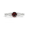 Stainless Steel CZ Stone Celtic Ring / ZRJ4139