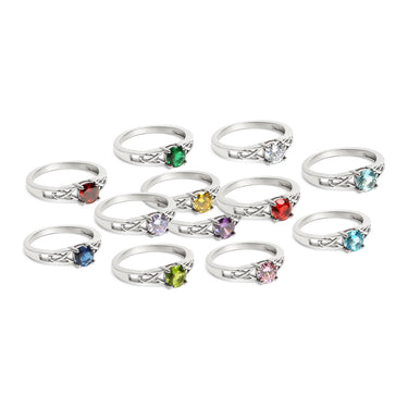 Stainless Steel CZ Stone Celtic Ring Lifestyle