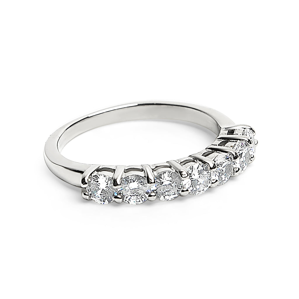 Cz Stones Highly Polished Stainless Steel Ring Zrj2063