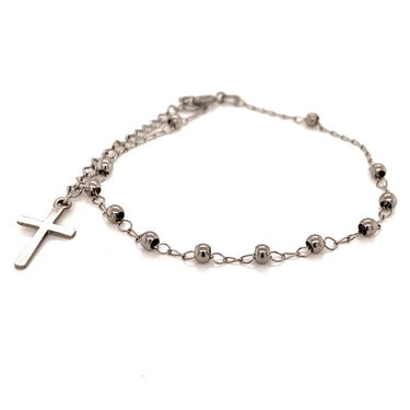 Stainless Steel Cross Bracelet/Anklet / BRJ9072-gold stainless steel jewelry- stainless steel jewelries- stainless steel jewelry mens- stainless steel good for jewelry- stainless steel jewelry for women