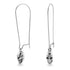Stainless Steel Skull Wire Earrings / ERC1006
