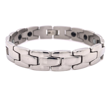 Stainless Steel Magnetic Bracelet / MBS0010-stainless steel jewelry- how to clean stainless steel jewelry- stainless steel jewelry wholesale- mens stainless steel jewelry- 316l stainless steel jewelry