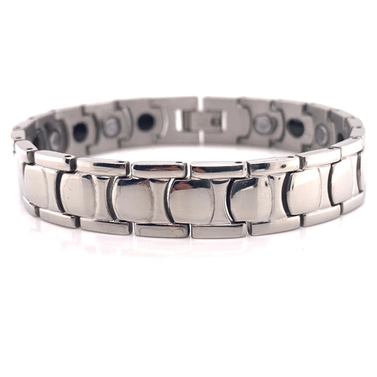 Stainless Steel Magnetic Bracelet / MBS0011-stainless steel mens jewelry- jewelry stainless steel- stainless steel jewelry made in china- wholesale stainless steel jewelry- does stainless steel jewelry tarnish