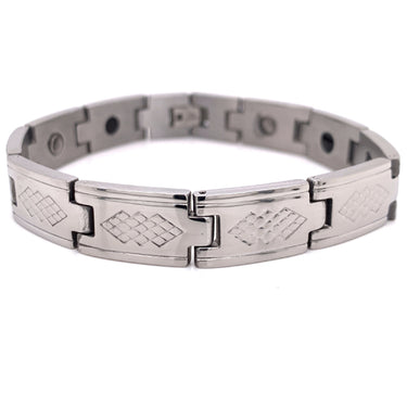 Stainless Steel Magnetic Bracelet / MBS0015-womens stainless steel jewelry- stainless steel cleaner for jewelry- stainless steel jewelry wire- surgical stainless steel jewelry- women's stainless steel jewelry