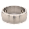 Magnetic Brushed Center Stainless Steel Ring / MCF0001
