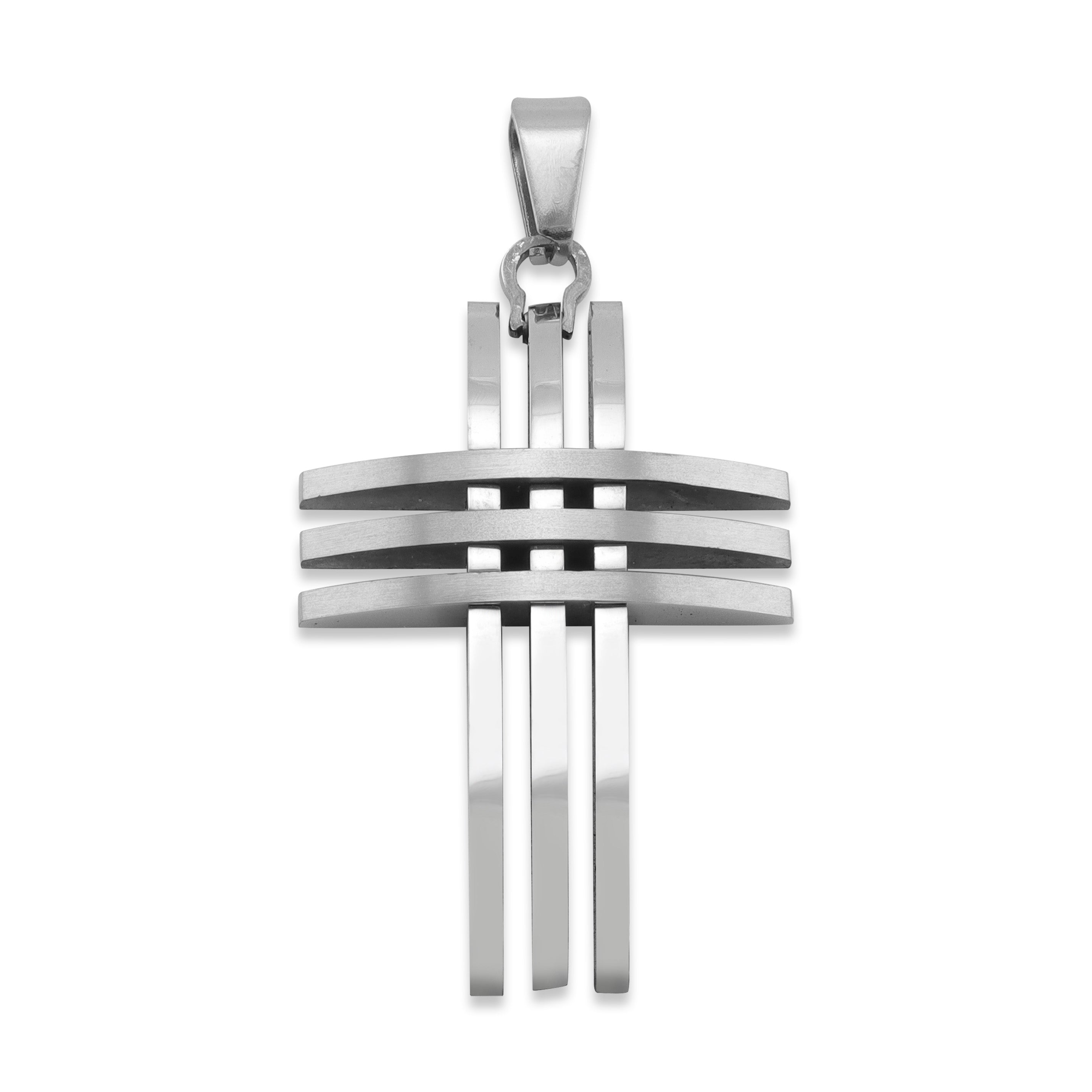 Cutout Cross Stainless Steel Pendant / PDC9002