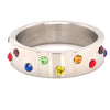 Rainbow CZ Stainless Steel Ring / RRJ2674-stainless steel jewelry wholesale- mens stainless steel jewelry- 316l stainless steel jewelry- stainless steel mens jewelry- jewelry stainless steel