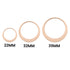 Rose Gold Stainless Steel Off Set Washer Pendant / SBB0036