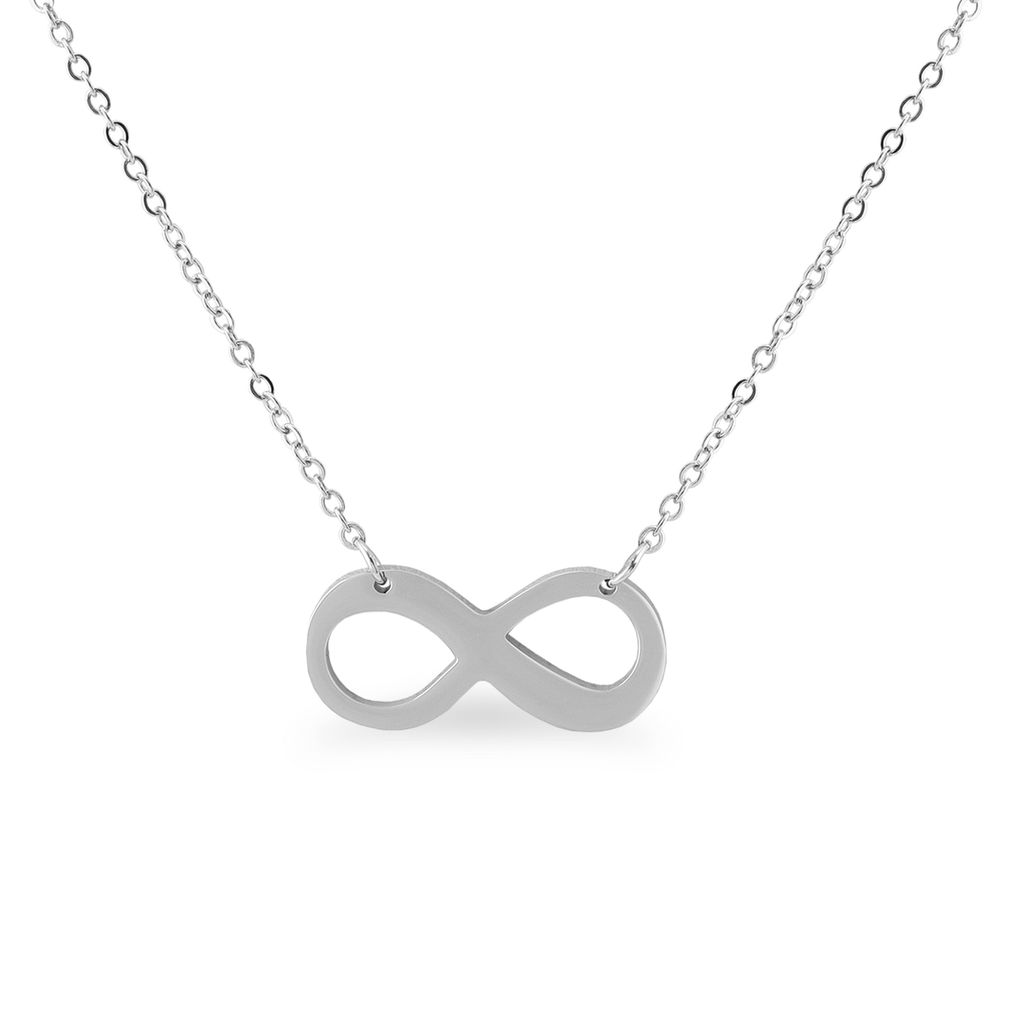 Blank Infinity Pendant Stainless Steel Necklace / SBB0039