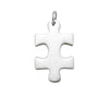 Vertical Blank Stainless Steel Puzzle Piece / SBB0044
