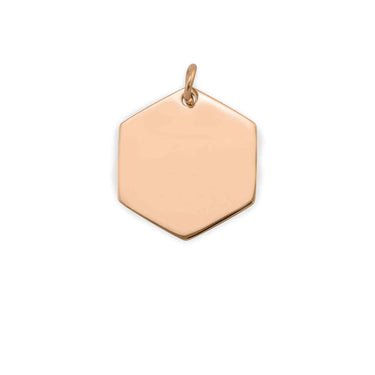 Blank Hexagon Pendant