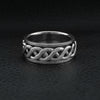 Sterling Silver Celtic Knot Spinner Ring / SSR0051
