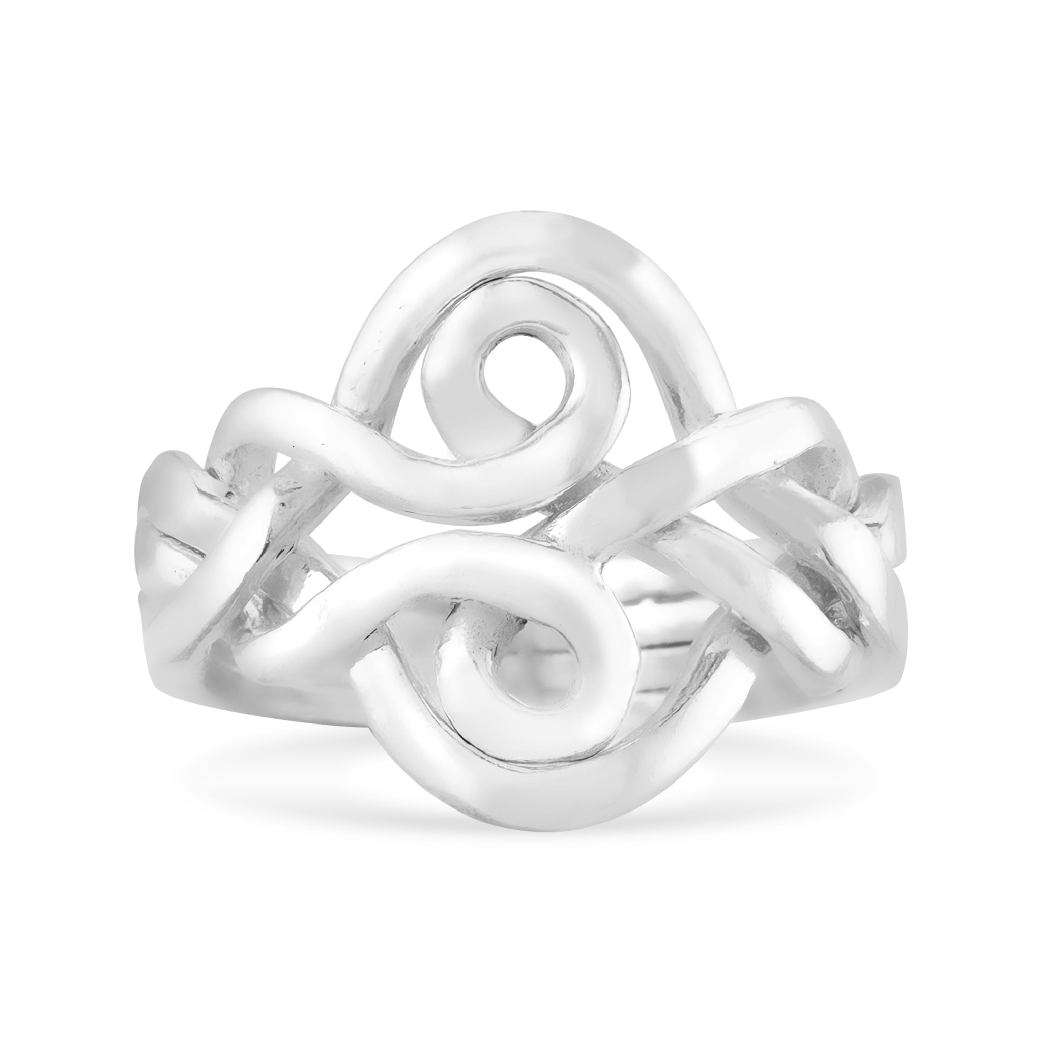 Sterling Silver Braided Ring / SSR0146