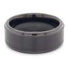 Matte Black Tungsten Comfort Fit Ring / TGR1019-Black Tungsten Wedding Band- Polish Tungsten- Tungsten Carbide Ring- Black Wedding Ring- Brushed Black Tungsten