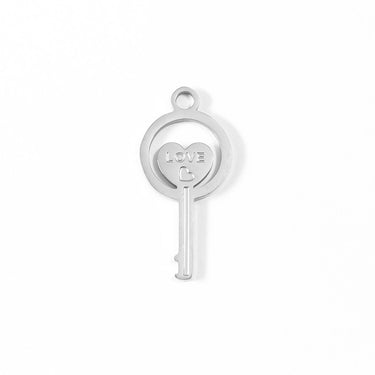 18K 골드 PVD 스테인리스 스틸 원 열쇠 매력/PDL0045