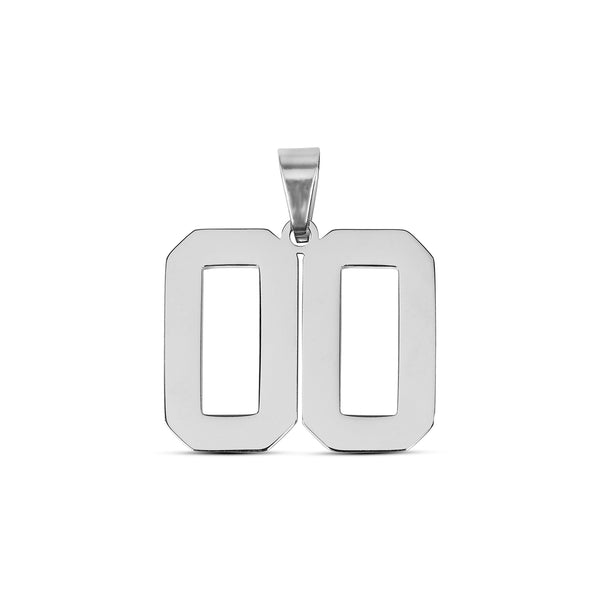 Stainless Steel Sport Number Pendants / PDS0001