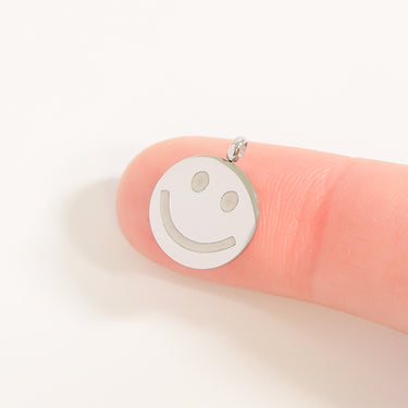 Smiley face charm scale