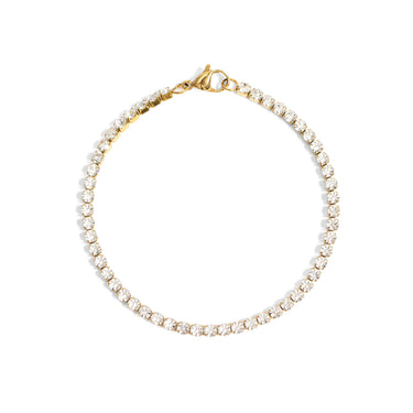 سوار التنس ستون الذهب 18K PVD CZ / DIS0224