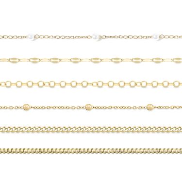 Kit de chaîne de bijoux permanente - 18 carats en or PVD en acier inoxydable/BND0045