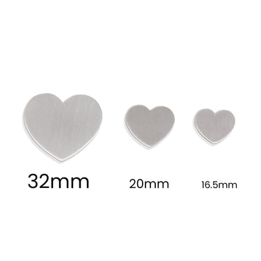 Blank Aluminum Heart Scale/ ALM0010