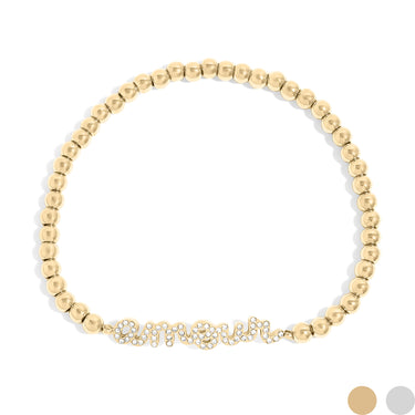 Amour Gold Stretch Bracelet