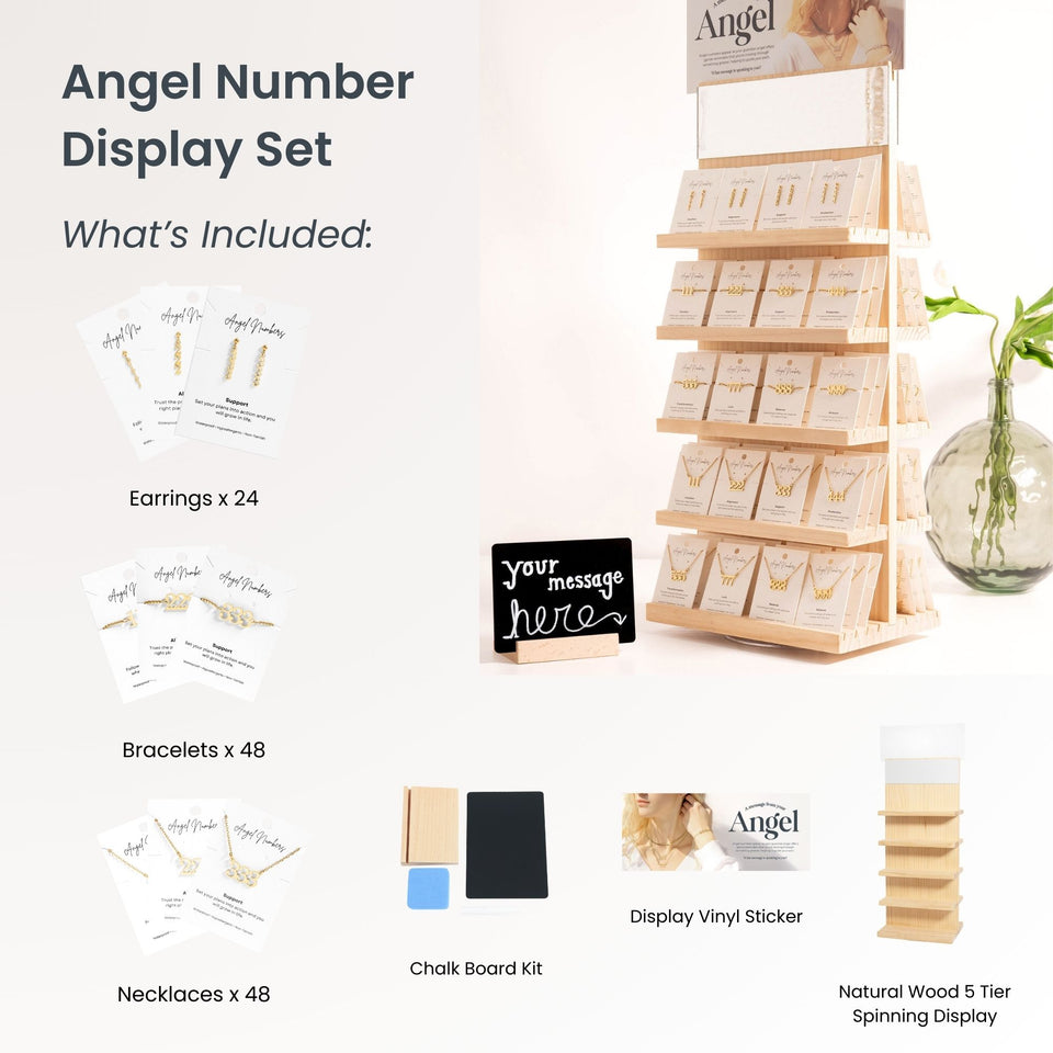 Angel Number Jewelry Display Set / BND0076