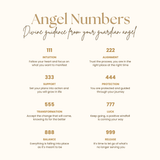 Angel number guide 111-999 (excluding 666)