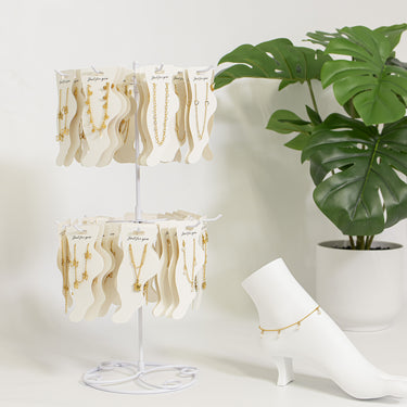 Two Tier Spinner Display Anklets