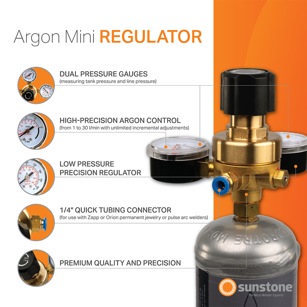 ARGON MINI RÉGULATEUR POUR LES JIANIES PERMANENTS