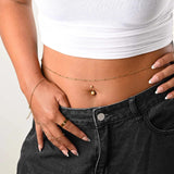 Wholesale jewelry 18K Gold PVD Stainless Steel Sparkle Belly Button Ring- gold model 
