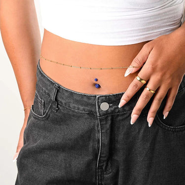 Wholesale jewelry 18K Gold PVD Stainless Steel Crystal Pave Ball Belly Button Ring- model