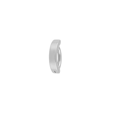 Wholesale Jewelry Stainless Steel Minimalist Curved Belly Button Ring- Stainless main 