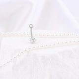 Wholesale Jewelry Stainless Steel Star Stone Belly Button Ring- studio