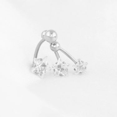 Wholesale Jewelry Stainless Steel Star Stone Belly Button Ring-studio
