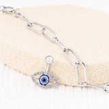 Wholesale jewelry 18K Gold PVD Stainless Steel Evil Eye Belly Button Ring- stainless studio 