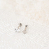 wholesale jewelry Stainless Steel CZ Stone 8mm Nose Stud- studio 