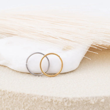 Wholesale jewelry Stainless Steel Hoop Nose Ring - studio 