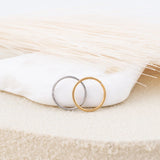 Wholesale jewelry 18K Gold PVD Stainless Steel Hoop Nose Ring - studio 