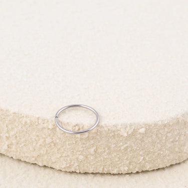 Wholesale jewelry Stainless Steel Hoop Nose Ring - studio 